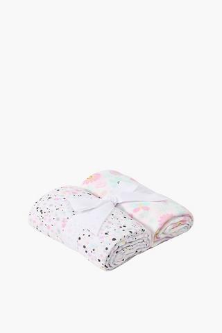 2 Pack Multi Floral Muslin Cloths