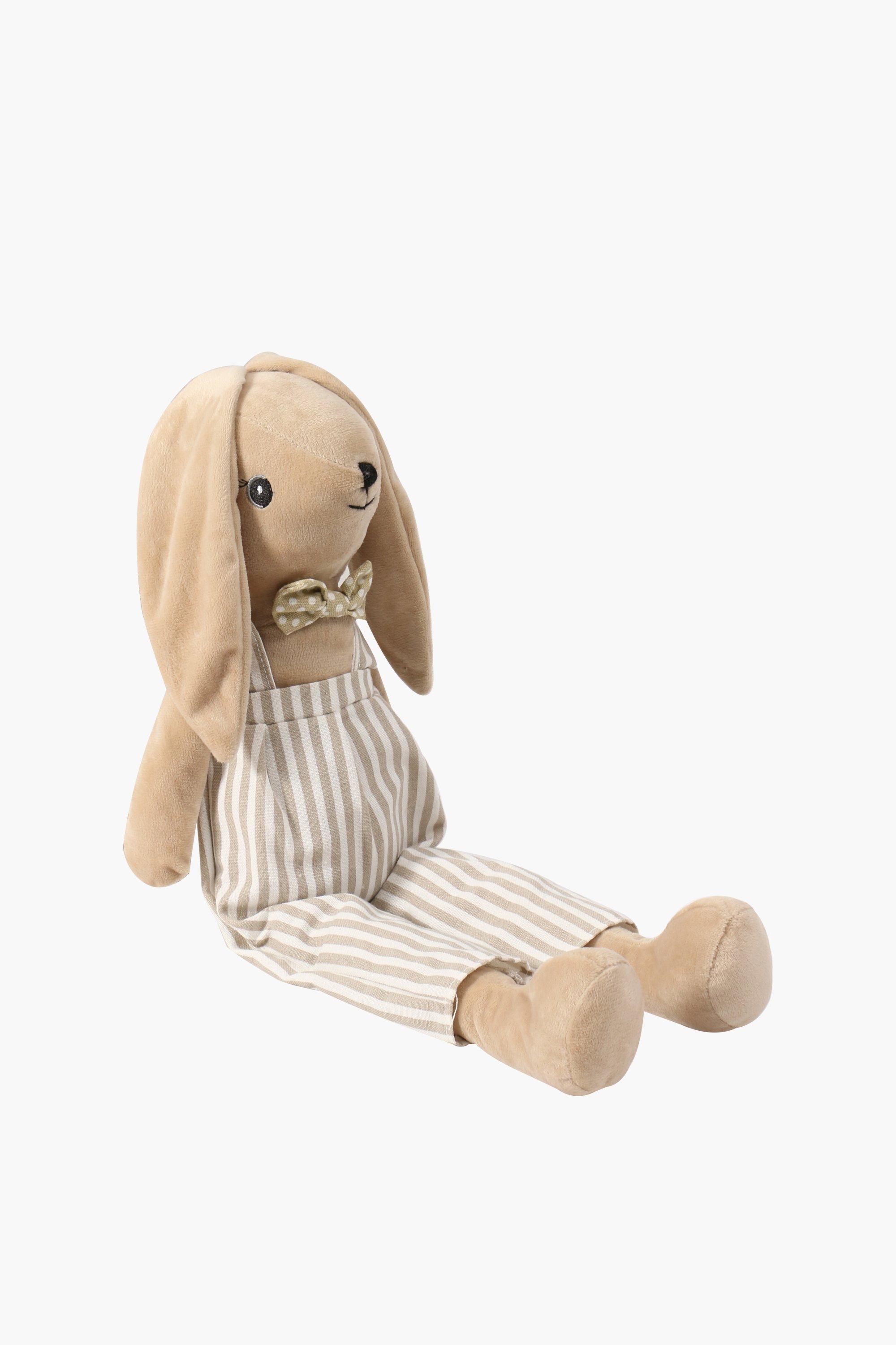 Bunny In Overalls Soft Toy