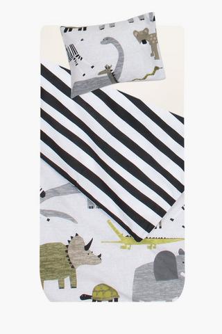 Polycotton Urban Africa Baby Duvet Cover Set