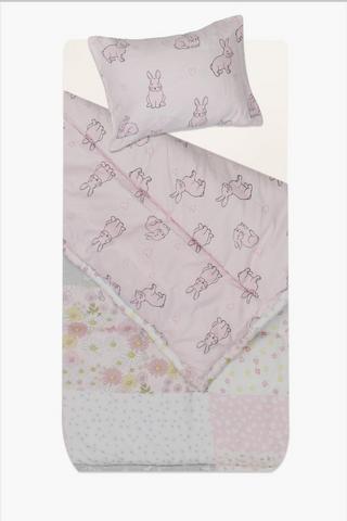 Microfibre Patchwork Comforter Set