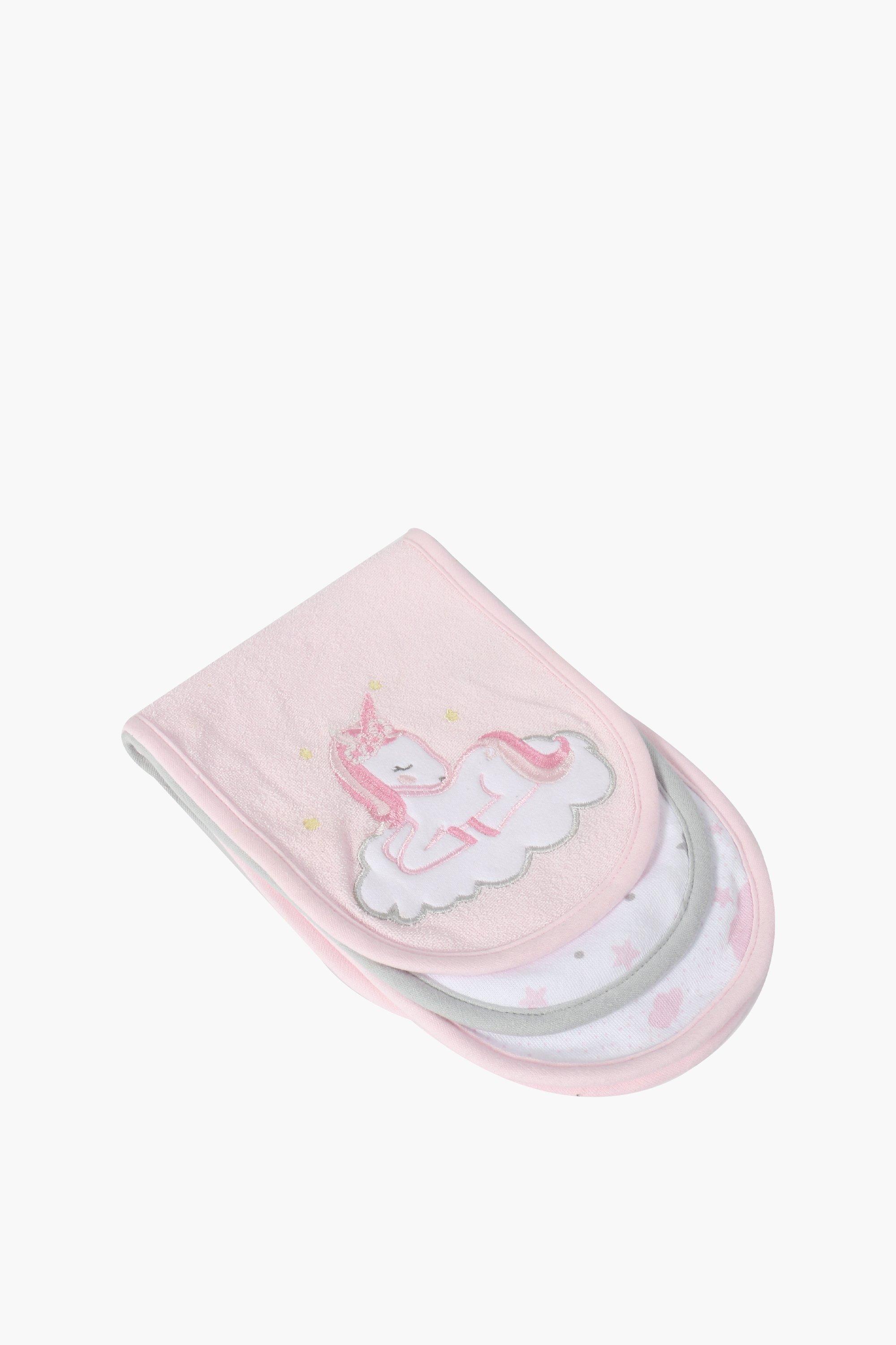 3 Pack Embroidered Dream Star Burp Cloths