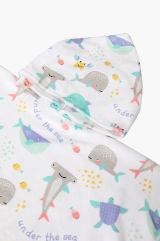 Microfibre Under The Sea Hooded Towel