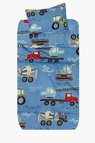 Microfibre Construction Comforter Set