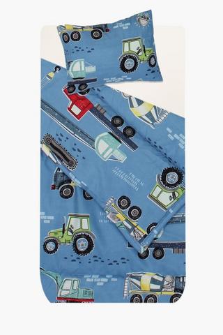 Microfibre Construction Comforter Set