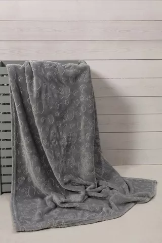 Super Plush Embossed Cloud Blanket, 75x100cm