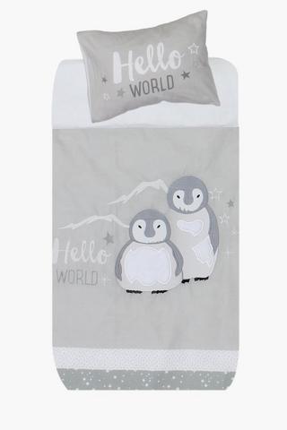 144 Thread Count Jordan Penguin Duvet Cover Set