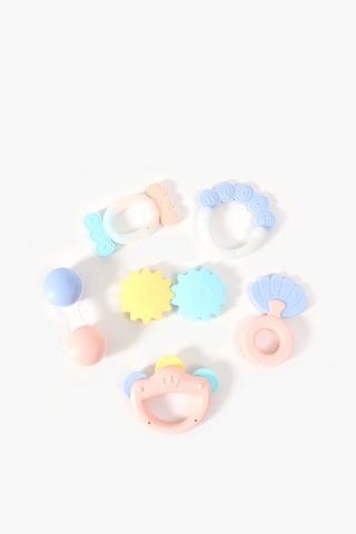 6 Pack Baby Rattles
