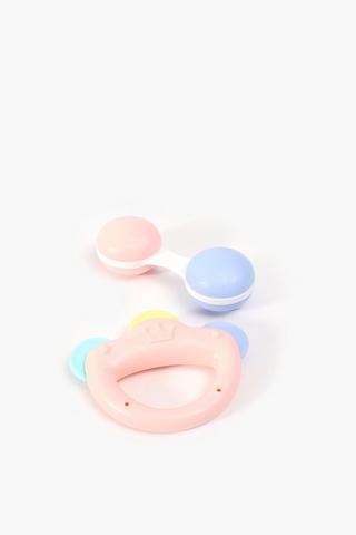 6 Pack Baby Rattles