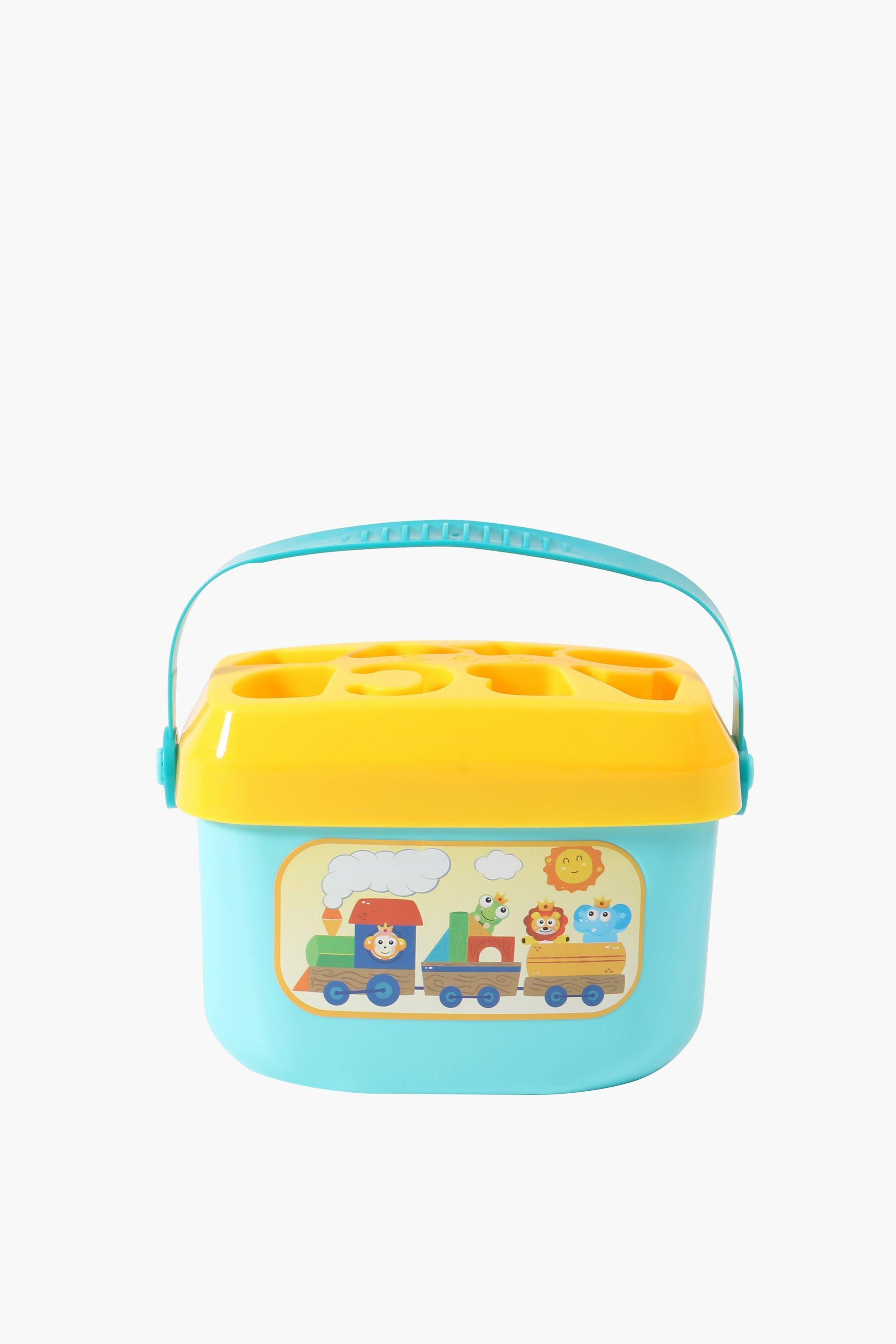 Baby Basket And Blocks