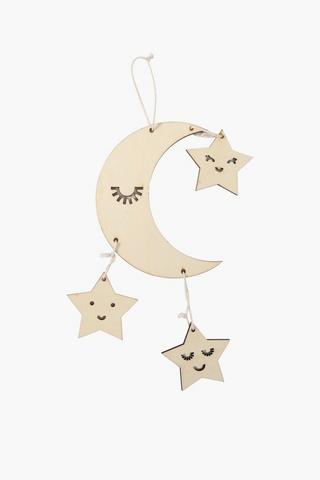 Hanging Moon And Star Sign