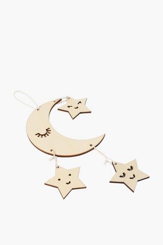 Hanging Moon And Star Sign