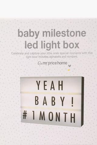 Baby Milestone Led Light Box