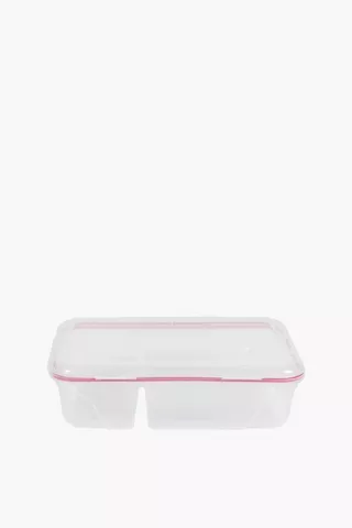 2 Division Plastic Lunch Box