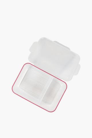 2 Division Plastic Lunch Box