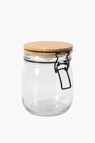Glass Clamp Jar, 700ml
