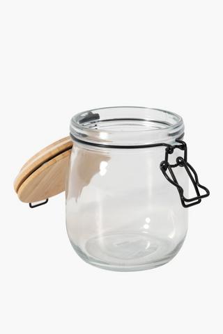 Glass Clamp Jar, 700ml