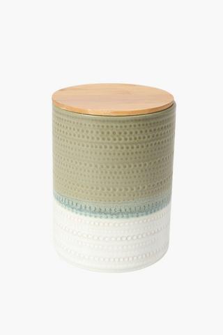 Ceramic Glaze Storage Jar Large