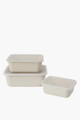 3 Bamboo Storage Set