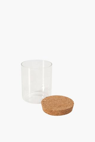 Cork Lid Cookie Jar, 640ml