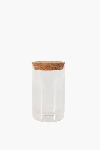 Cork Lid Cookie Jar, 940ml