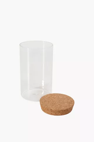 Cork Lid Cookie Jar, 940ml