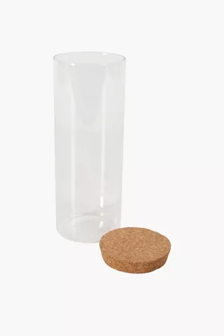 Cork Lid Cookie Jar, 1600ml