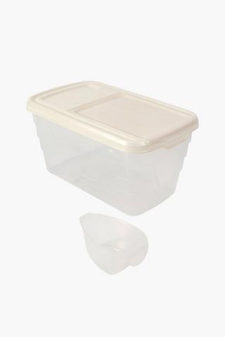 Multi Purpose Storage Container With Cup, 10l