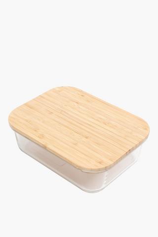Bamboo Glass Lunch Box, Large