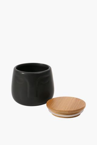 Ceramic Face Canister Extra Small