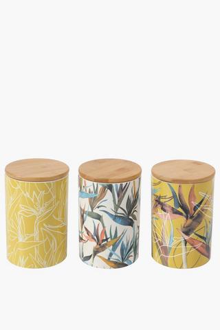 3 Hanna Storage Canisters
