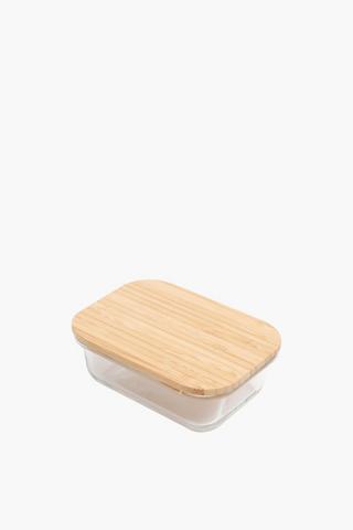 Bamboo Glass Lunch Box, Small