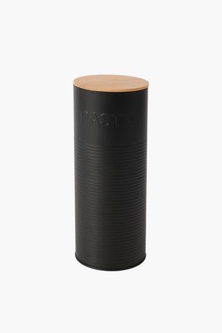 Galvanised Ribbed Pasta Canister