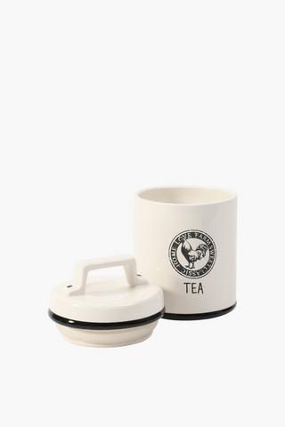 Ceramic Rooster Tea Canister
