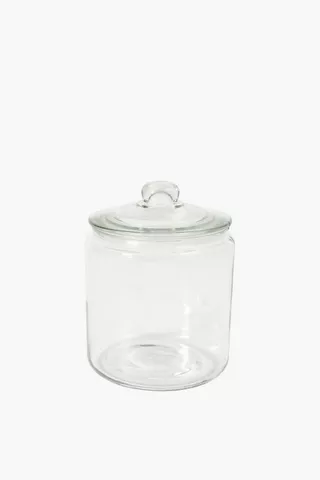 Glass Cookie Jar 2 L