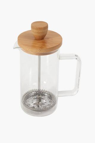 Glass Coffee Plunger, Medium