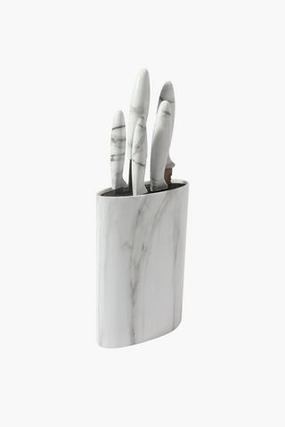 6 Piece Marble Knife Set