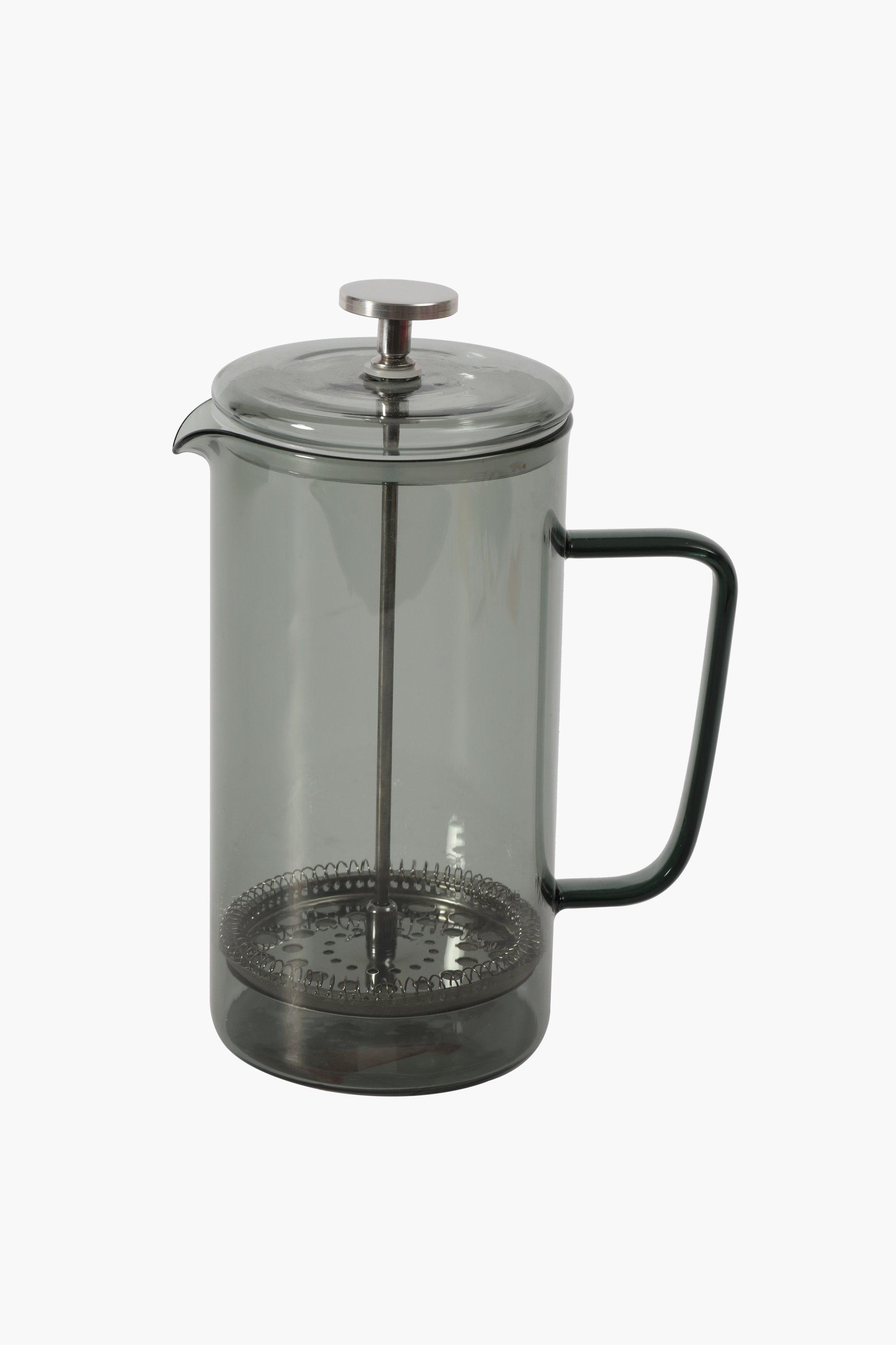 Smokey Glass Coffee Plunger, 1l