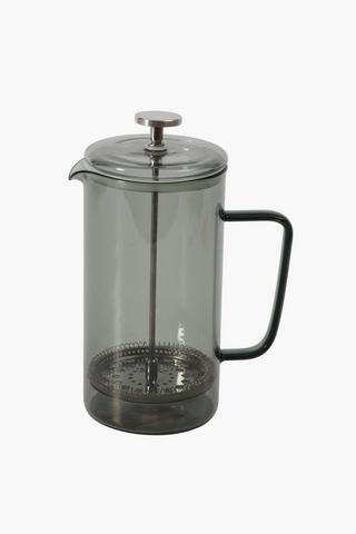 Smokey Glass Coffee Plunger, 1l