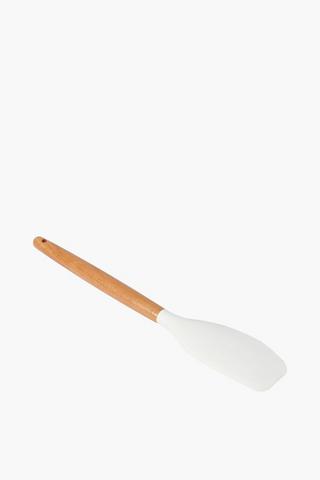 Java Wood And Silicone Spatula