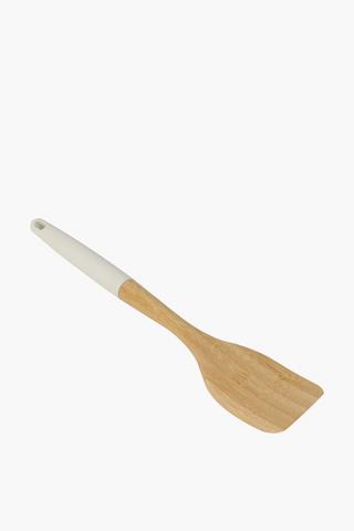 Bamboo And Silicone Serving Turner