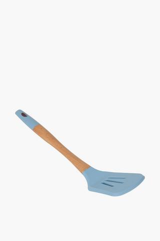 Bamboo And Silicone Slotted Turner