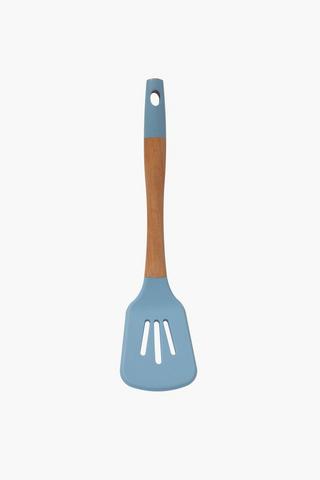 Bamboo And Silicone Slotted Turner