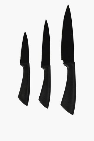 3 Piece Stainless Steel Knife Set