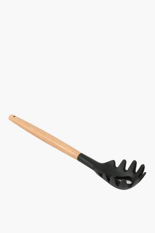 Java Wood Pasta Spoon