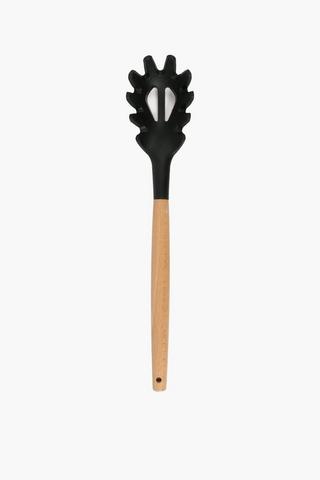 Java Wood Pasta Spoon