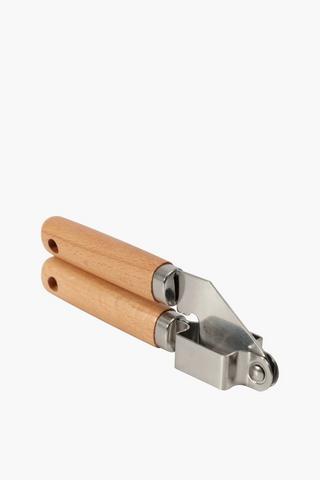 Beech Wood Garlic Press