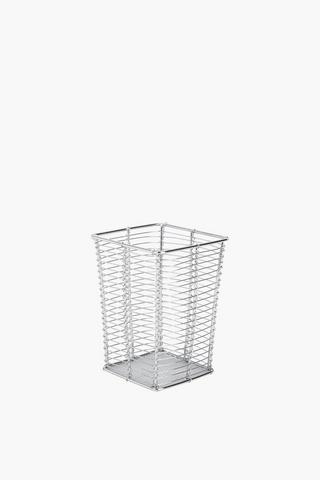 Essentials Chrome Utensil Holder