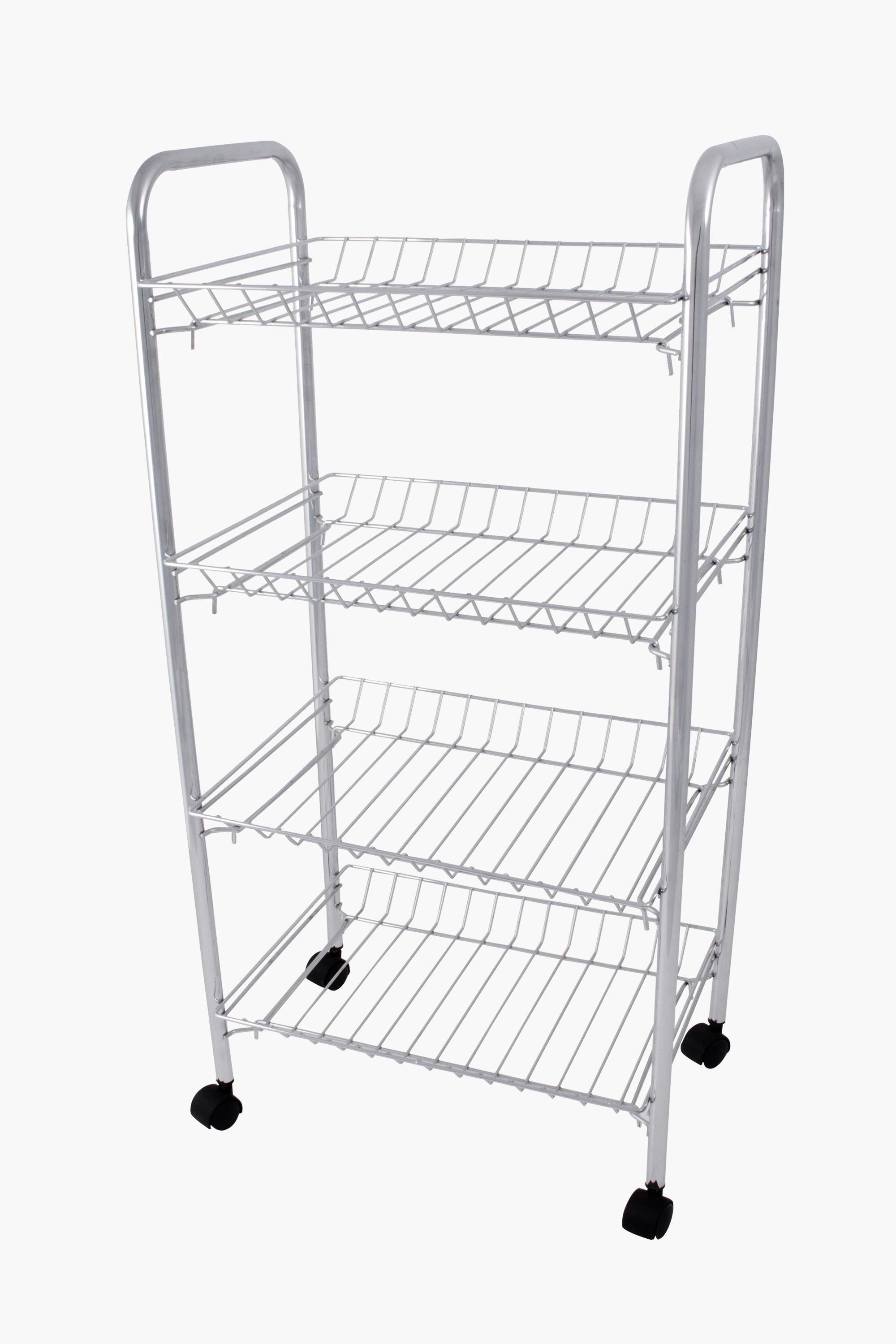 4 Tier Vegetable Rack With Wheels