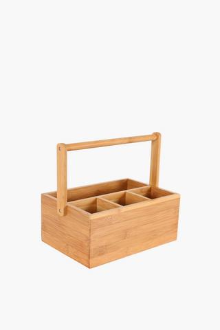 4 Division Bamboo Caddy