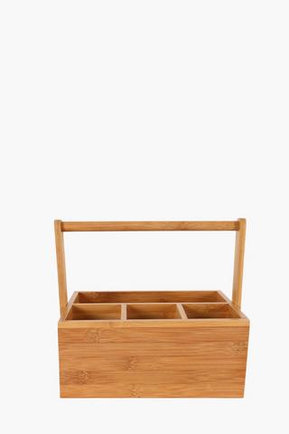 4 Division Bamboo Caddy